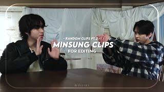 Minsung random clips pt.2 | inluvjen