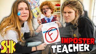 BAD REPORT CARD! We Caught an Imposter Teacher