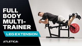 ATLETICA Fullbody Multitrainer | The Ultimate Leg Extension & Curl Combo For Your Home Gym