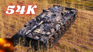 54K Spot Damage with T-100 LT  17.5K & Panhard EBR 105 - 20K & Sheridan 17K   World of Tanks