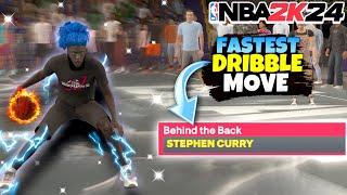 THE CURRY SLIDE is OVERPOWERED in NBA 2K24... BEST DRIBBLE MOVES + FAST COMBOS 2K24