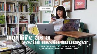 (realistic) day in my life as a social media manager | 9-5 WFH