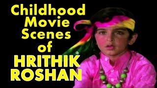 Hrithik Roshan's Childhood Movie Scenes | Unseen Films of Hrithik Roshan | Bollywood Josh