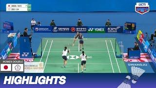 HIGHLIGHT [WD] JEPANG VS TAIPEI | SEMIFINAL KOREA MASTER 2023