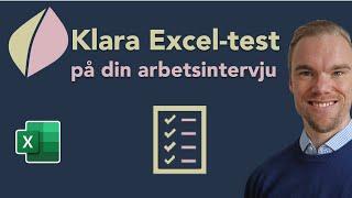 Excel - Lär dig detta inför din ARBETSINTERVJU som controller - 5 tips