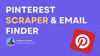 Pinterest Scraper & Email Finder Tutorial | LeadStal