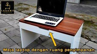 Membuat meja laptop | meja komputer minimalis | laptop desk