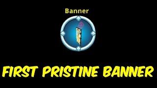 My first Pristine banner