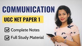 NTA UGC NET Paper 1- Communication (Crash Course)