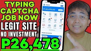 BEST CAPTCHA TYPING WEBSITE TO EARN 75 PESOS GCASH CAPTCHA TYPING  EASY TYPING JOB  PAYOUT AGAD AGAD