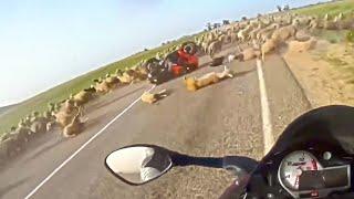 CRAZIEST & MOST TERRIFYING MOTORCYCLE CRASHES – Unluckiest Bikers Caught on Camera!