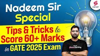 How To Score 60+ Marks  in GATE 2025 Exam | GATE 2025 Chemistry Preparation Strategy | Nadeem Sir