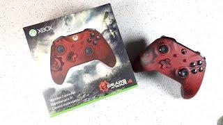 XBOX ONE Gears Of War 4 Crimson Omen Limited Edition Wireless Controller.