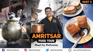 Must Try Amritsar Street Food I Pede Wali Lassi + Aam Papad + Pinni Making + Kulfa + Papad/Wadi