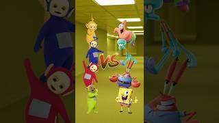 Teletubbies VS Spongebob and Friends #shorts #teletubbies #spongebobsquarepants