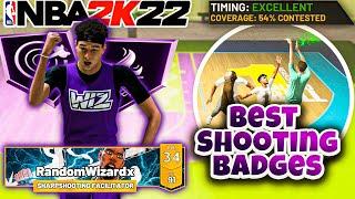 BEST SHOOTING BADGES IN NBA 2K22! BEST BADGES FOR EVERY BUILD NBA 2K22 | OVERPOWERED BADGE SETUPS