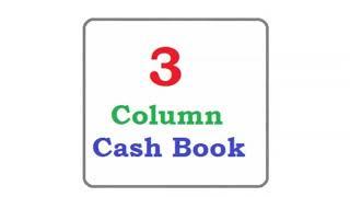 Three column cash book explained