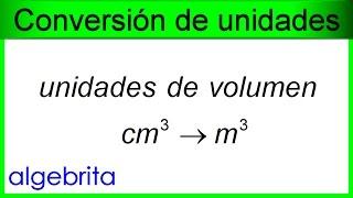 Convertir centímetros cúbicos a metros cúbicos, cm3 a m3, Conversión de unidades de volumen 430