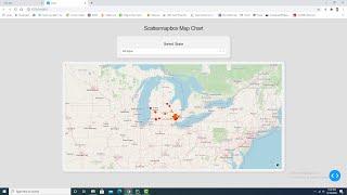 Dynamic zoom on scattermapbox map chart with drop down list in plotly dash