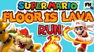 Super Mario Floor Is Lava  Chase - Brain Break | Movement Activity GoNoodle Inspired