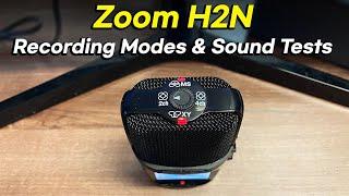 Zoom H2N Recording Mode Samples & Sound Quality Tests (Voice & Music)