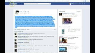 Facebook: How to copy a post to your wall