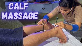 Calf Massage for Pain Relief | How To Massage Tight Calf Muscles | Cosmic Lady ASMR