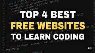 Top 4 Best Websites to Learn Coding for FREE | Websites for Beginners | JAVA, PYTHON, PHP