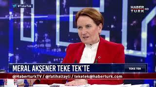 Teke Tek - 5 Haziran 2018 ( İYİ Parti Genel Başkanı ve Cumhurbaşkanı adayı Meral Akşener)