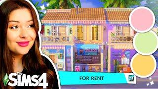 Using The Sims 4 For Rent to Build 3 Pretty PASTEL Apartments