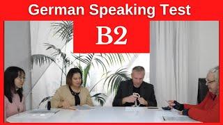 German Speaking Test Telc Level B2 with feedback, Mündliche Prüfung telc B2, 2024