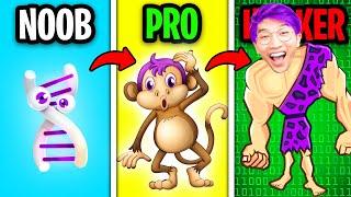 NOOB vs PRO vs HACKER In HYPER EVOLUTION!? (NEW SECRETS UNLOCKED!)