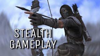Skyrim Badass Stealth Archer Kills (Forsworn Camp Takedown)