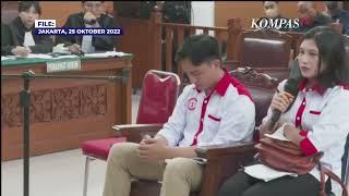 Momen Kekasih Brigadir Yosua Menangis di Sidang Pemeriksaan Saksi Bharada Eliezer