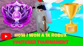 I PLAYED IN A $1,000 ROBUX TOURNAMENT... (Roblox Bedwars)