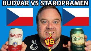 The Ultimate Lager Showdown: Budweiser Budvar vs Staropramen