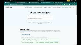 Analyze your Fiverr SEO with AI using Fiverr SEO Analyzer