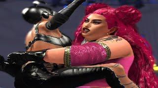 BBW BEARHUG DOMINATION - Catwoman (Halle Berry) vs BBW Babydoll - WWE 2K23