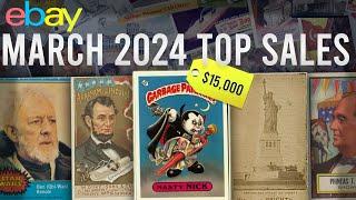 TOP 30 Highest Selling Vintage Non Sports Trading Cards on eBay | March 2024