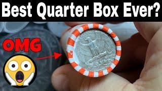 My BEST Quarter Box Hunt Ever - Quarter Hunt and Fill 48