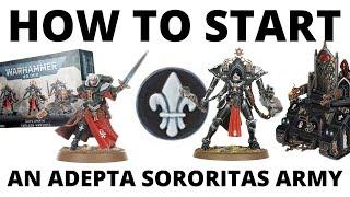 How to Start an Adepta Sororitas Army in Warhammer 40K 10th Edition: Sisters of Battle for Beginners