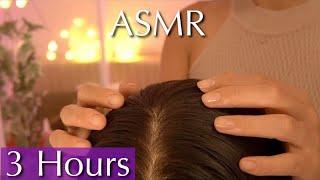 [ASMR] 3 Hours of Scalp Massage Therapy Help You Sleep | No Talking