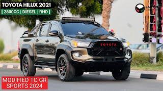 Toyota Hilux 2021 GR SPORTS MODIFIED Interior and Exterior Review | 2800cc Diesel with Sports Bar