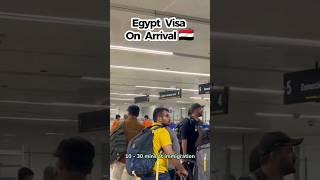 Egypt Visa on Arrival tourist visa process 2024, documents required ️ #egypt #visaonarrival #visa