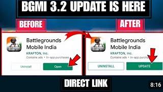 NOTICE  Bgmi New Update | Bgmi 3.2 Update Not Showing | Bgmi 3.2 Update Release Date