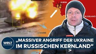 PUTINS KRIEG - KURSK-OFFENSIVE DER UKRAINE! Kiew: „Russland bekommt das, was es verdient!“