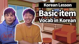 Korean Lesson 4 - Basic items around the house [VOCABULARY LESSON] FEAT VAI