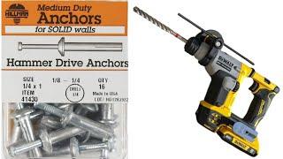 How To Install Drive Pin Anchors