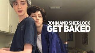 John and Sherlock Get Baked