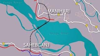 4-lane bridge over River Ganga at Sahibganj, Jharkhand